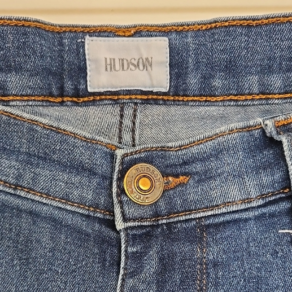 Hudson Krista Super Skinny Low Rise Jeans, Size 31, Light Wash, Casual, Classic - Picture 2 of 14